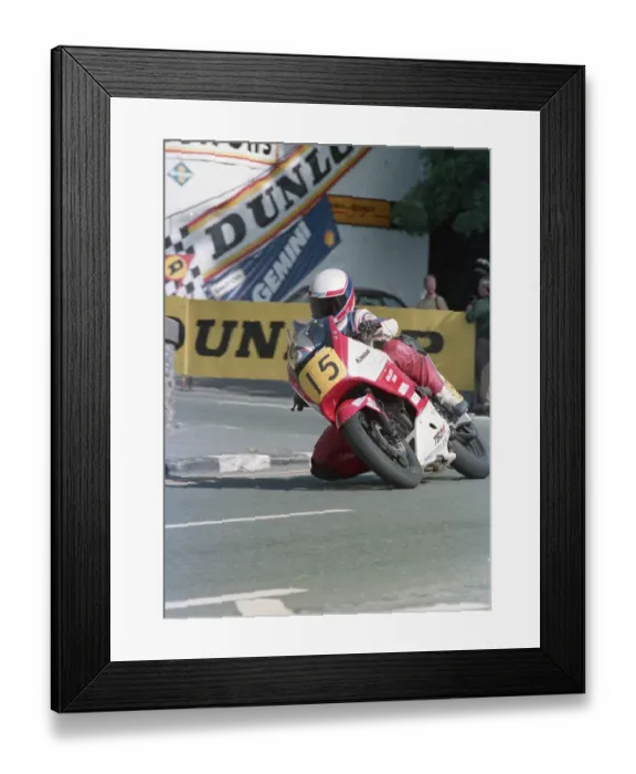 Framed Print : Paul Hunt (Kawasaki) 1987 Senior Manx Grand Prix Framed Print : Paul Hunt (Kawasaki) 1987 Senior Manx Grand Prix