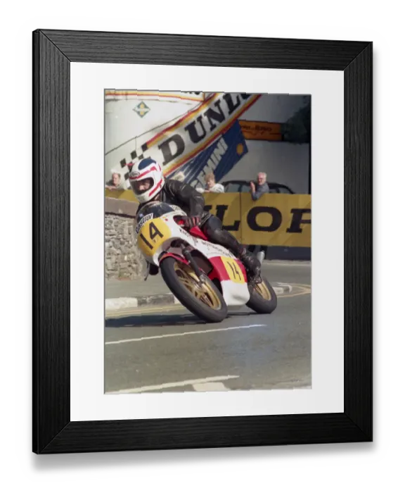 Framed Print : Neil Cudworth (Yamaha) 1987 Senior Manx Grand Prix Framed Print : Neil Cudworth (Yamaha) 1987 Senior Manx Grand Prix