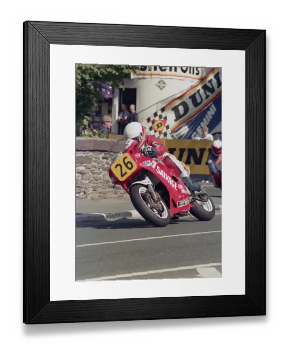 Framed Print : Pete Beale (Yamaha) 1987 Senior Manx Grand Prix Framed Print : Pete Beale (Yamaha) 1987 Senior Manx Grand Prix