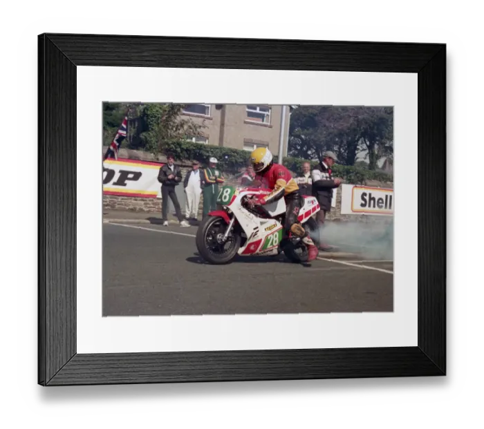 Framed Print : Mark Linton (Yamaha) 1987 Lightweight Manx Grand Prix Framed Print : Mark Linton (Yamaha) 1987 Lightweight Manx Grand Prix