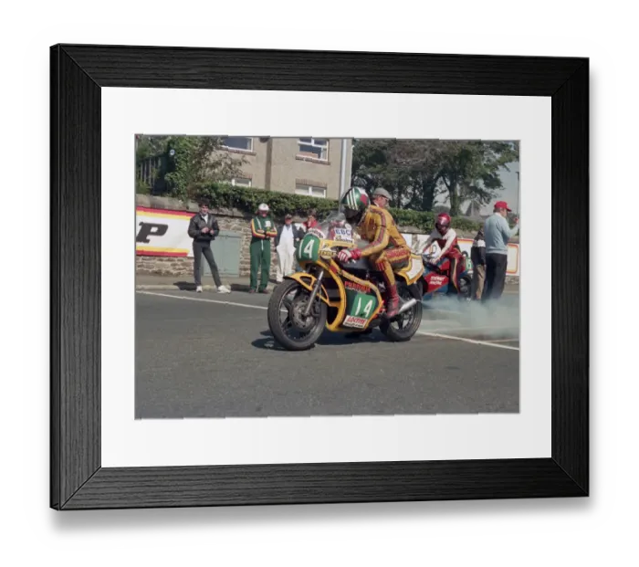 Framed Print : Barry Clay (Spandoni) 1987 Lightweight Manx Grand Prix Framed Print : Barry Clay (Spandoni) 1987 Lightweight Manx Grand Prix
