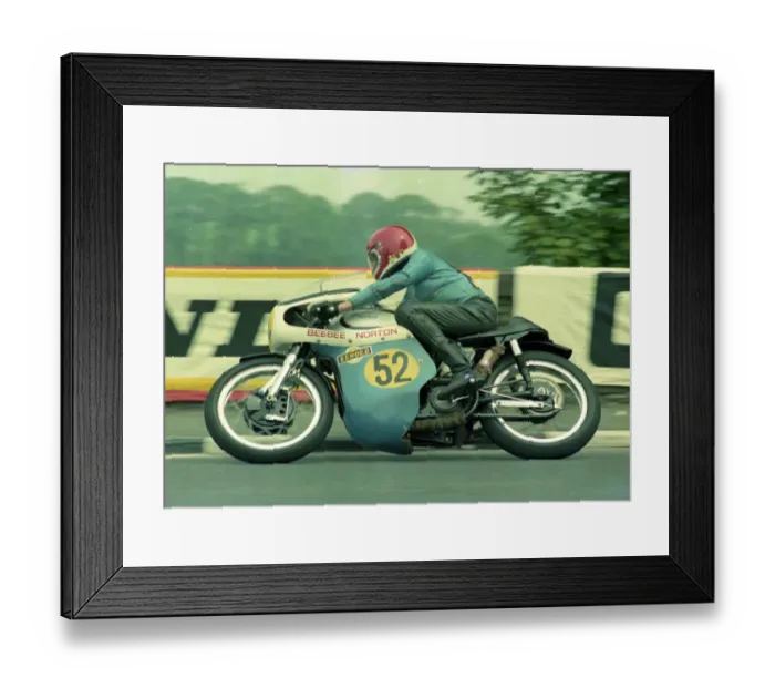 Framed Print : Malcolm Lucas (Beebee Norton) 1976 Senior TT Framed Print : Malcolm Lucas (Beebee Norton) 1976 Senior TT
