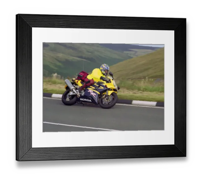 Framed Print : Travelling marshal Dick Cassidy (Honda) 2002 MGP Framed Print : Travelling marshal Dick Cassidy (Honda) 2002 MGP