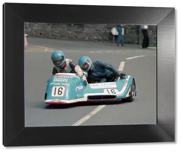 Geoff Rushbrook & Geoff Leitch (Ireson Yamaha) 1986 Sidecar TT