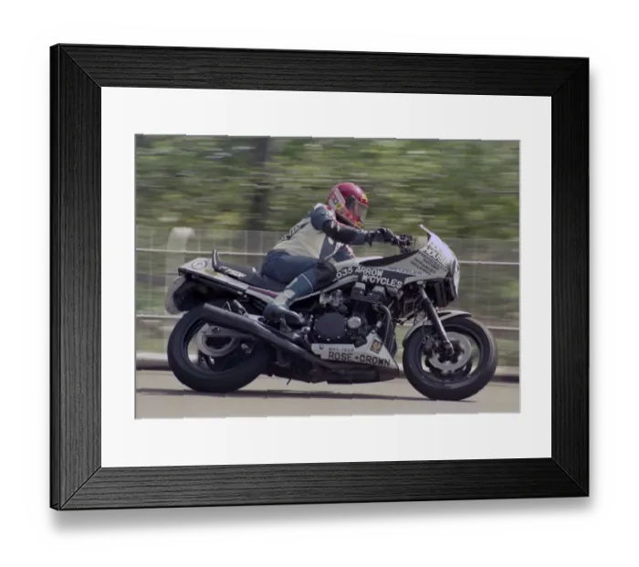 Framed Print : David Huntingdon (Honda) 1986 Production B TT Framed Print : David Huntingdon (Honda) 1986 Production B TT