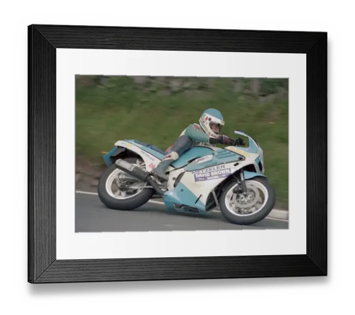 Framed Print : Glenn Williams (Suzuki) 1986 Production D TT Framed Print : Glenn Williams (Suzuki) 1986 Production D TT