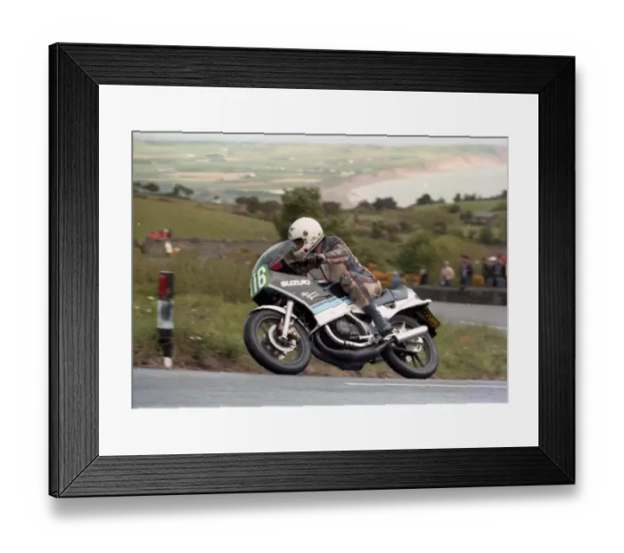 Framed Print : Steve Bull (Suzuki) 1985 Production Class A TT Framed Print : Steve Bull (Suzuki) 1985 Production Class A TT