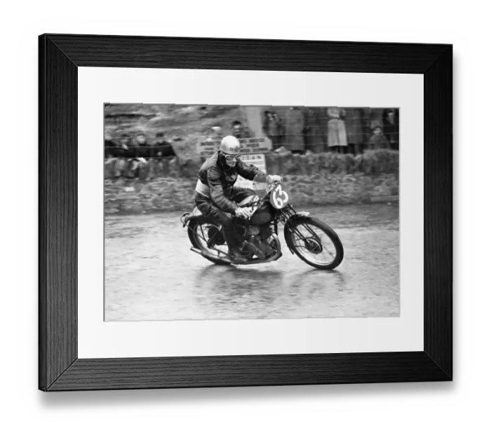 Framed Print : Frank Cope (Excelsior) 1949 Lightweight Clubman TT Framed Print : Frank Cope (Excelsior) 1949 Lightweight Clubman TT