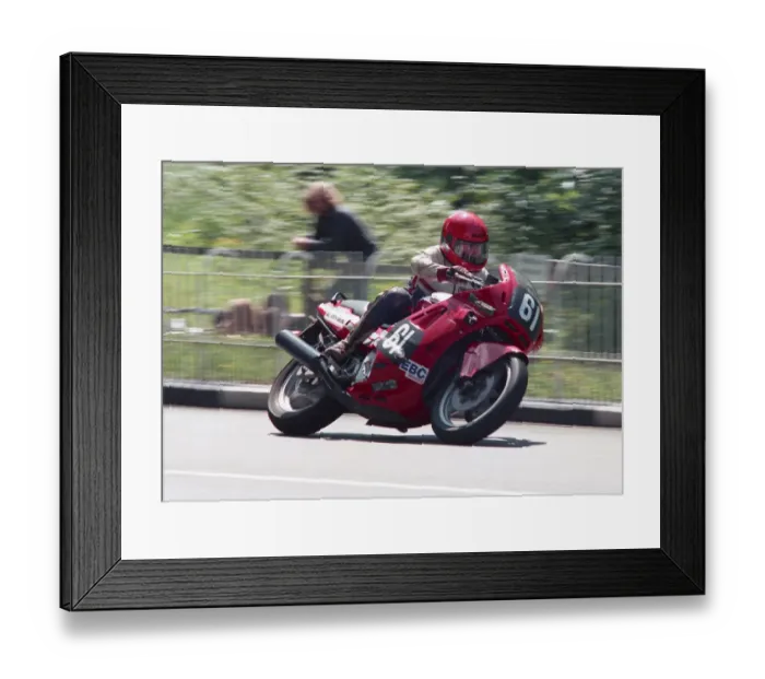Framed Print : Chris Petty (Honda) 1987 Formula Two TT Framed Print : Chris Petty (Honda) 1987 Formula Two TT