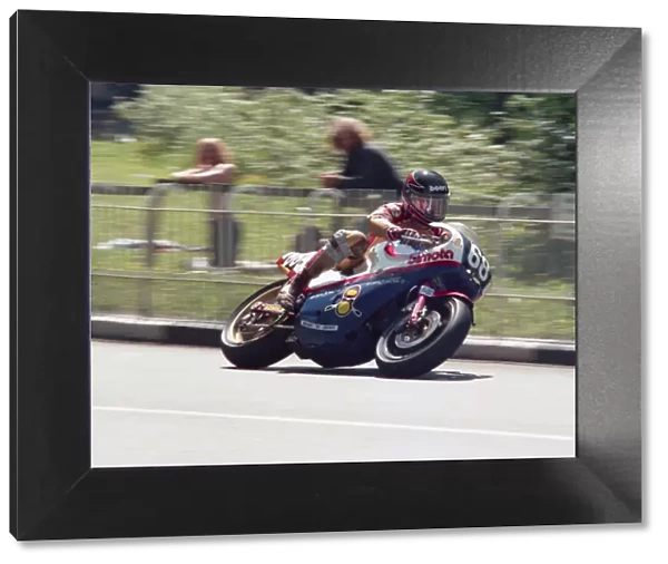 Eddie Roberts (Bimota Ducati) 1987 Formula Two TT