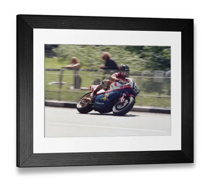 Framed Print : Eddie Roberts (Bimota Ducati) 1987 Formula Two TT Framed Print : Eddie Roberts (Bimota Ducati) 1987 Formula Two TT