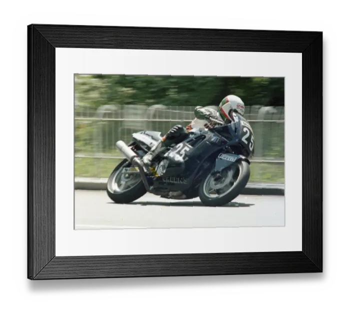 Framed Print : Pete Bateson (Honda) 1987 Formula Two TT Framed Print : Pete Bateson (Honda) 1987 Formula Two TT