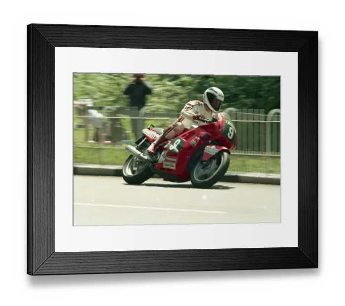 Framed Print : Dave Dean (Honda) 1987 Formula Two TT Framed Print : Dave Dean (Honda) 1987 Formula Two TT