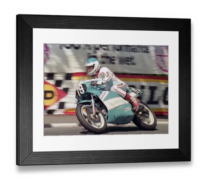 Framed Print : Paul Evans (Ducati) 1987 Formula Two TT Framed Print : Paul Evans (Ducati) 1987 Formula Two TT