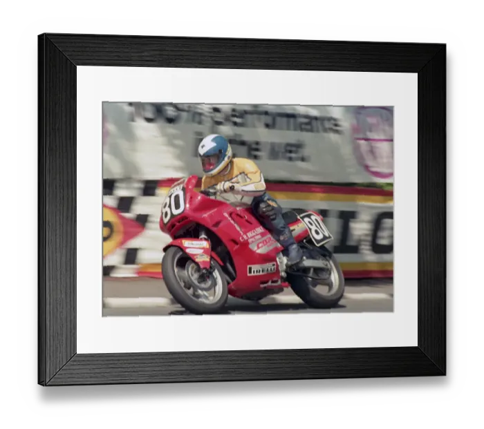 Framed Print : Robert Talton (Honda) 1987 Formula Two TT Framed Print : Robert Talton (Honda) 1987 Formula Two TT