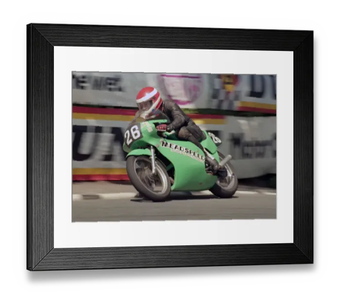 Framed Print : Roy Jeffreys (Yamaha) 1987 Formula Two TT Framed Print : Roy Jeffreys (Yamaha) 1987 Formula Two TT