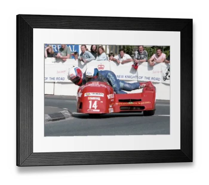 Framed Print : Dennis Keen & Robert Parker (Yamaha) 1992 Sidecar TT Framed Print : Dennis Keen & Robert Parker (Yamaha) 1992 Sidecar TT