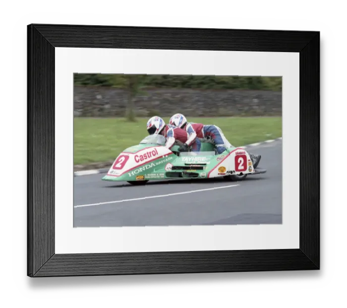 Framed Print : Mick Boddice & Dave Wells (Honda) 1992 Sidecar TT Framed Print : Mick Boddice & Dave Wells (Honda) 1992 Sidecar TT