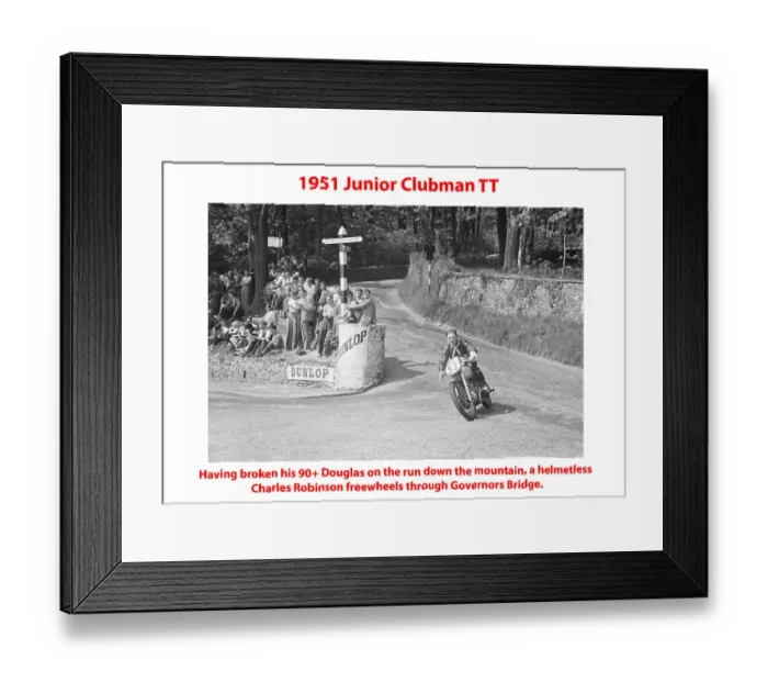 Framed Print : 1951 Junior Clubman TT Framed Print : 1951 Junior Clubman TT