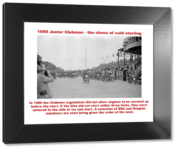 1950 Junior Clubman - the choas of cold starting
