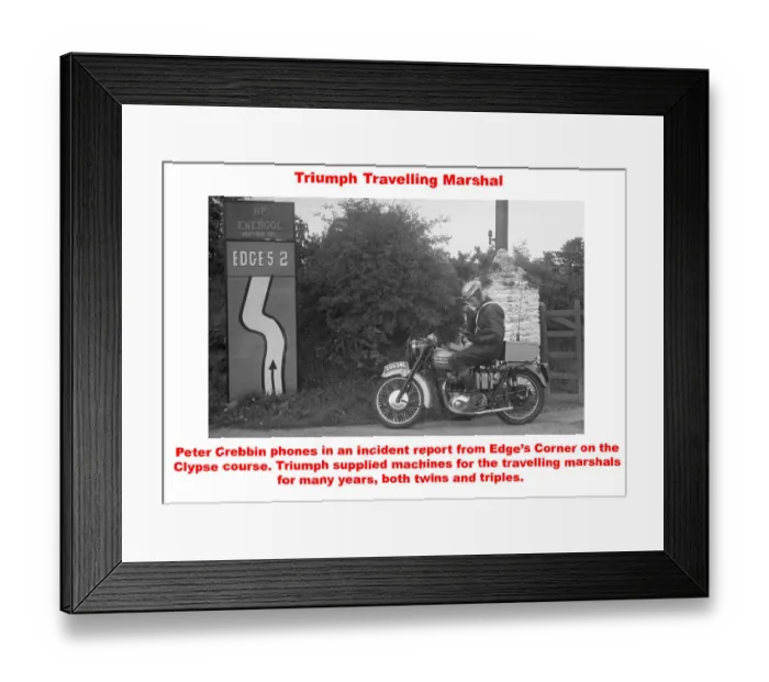 Framed Print : Triumph Travelling Marshal Framed Print : Triumph Travelling Marshal