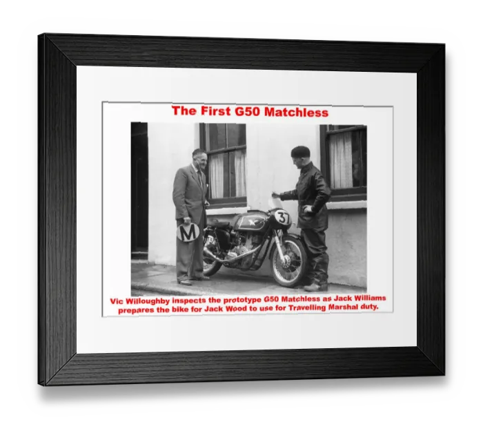 Framed Print : The first G50 Matchless