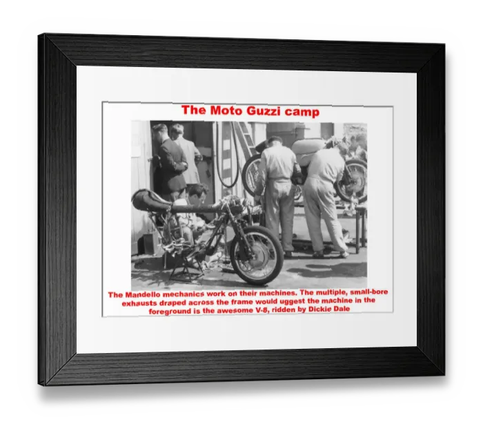 Framed Print : The Moto Guzzi camp Framed Print : The Moto Guzzi camp