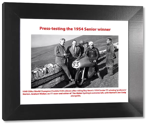 Press-testing the 1954 Senior TT winner