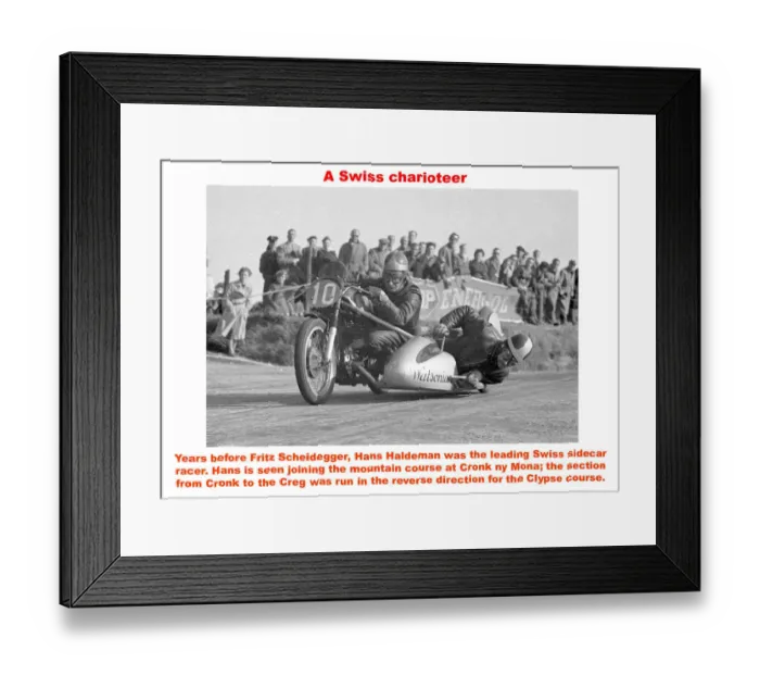 Framed Print : A Swiss charioteer