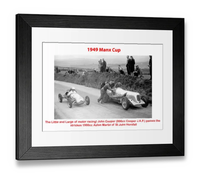 Framed Print : 1949 Manx Cup Framed Print : 1949 Manx Cup