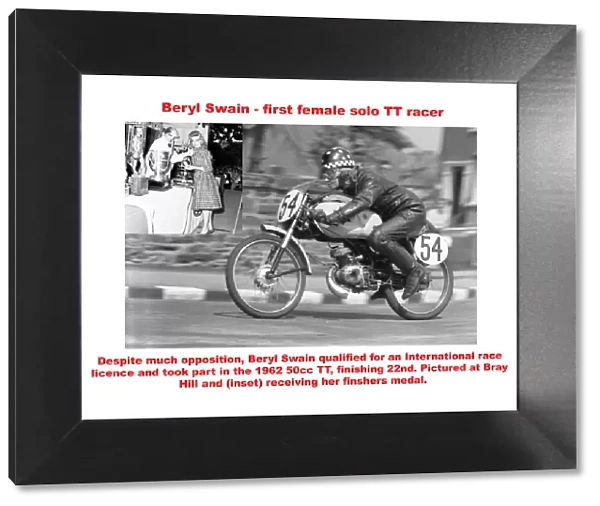 Beryl Swain - first female solo TT racer