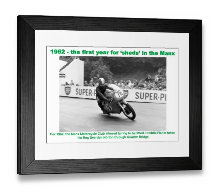 Framed Print : 1962 - the first year for sheds in the Manx Framed Print : 1962 - the first year for sheds in the Manx