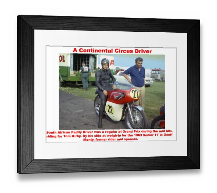 Framed Print : A Continental Circus Driver Framed Print : A Continental Circus Driver