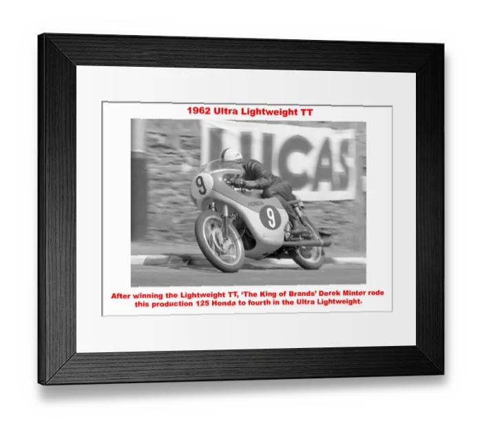 Framed Print : 1962 Ultra Lightweight TT Framed Print : 1962 Ultra Lightweight TT