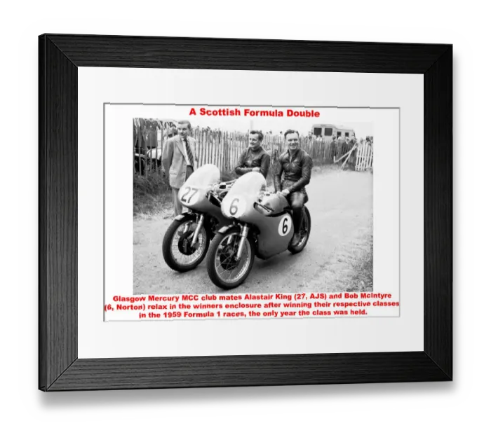 Framed Print : A Scottish Formula Double