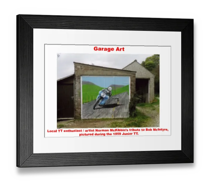 Framed Print : Garage Art
