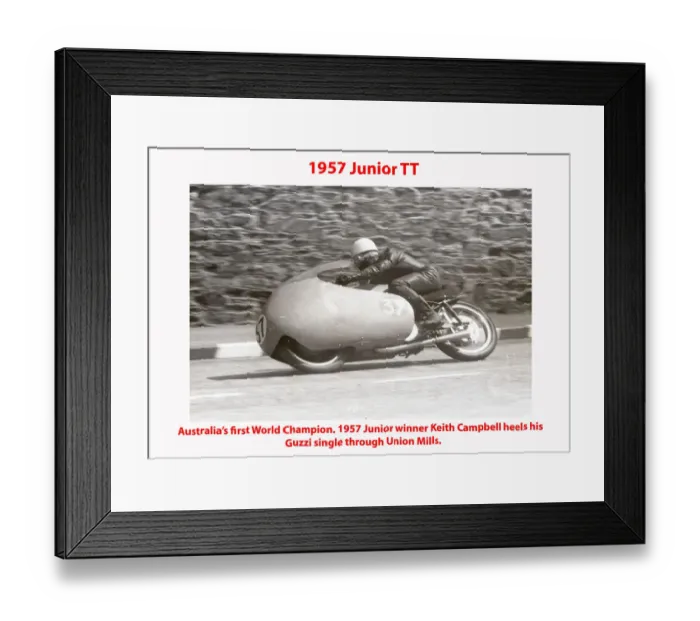 Framed Print : 1957 Junior TT Framed Print : 1957 Junior TT