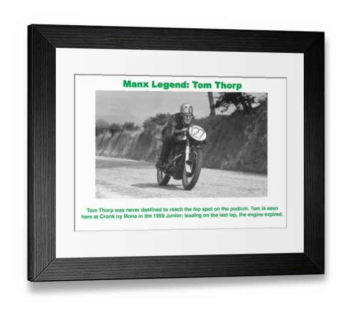 Framed Print : Manx Legend; Tom Thorp Framed Print : Manx Legend; Tom Thorp