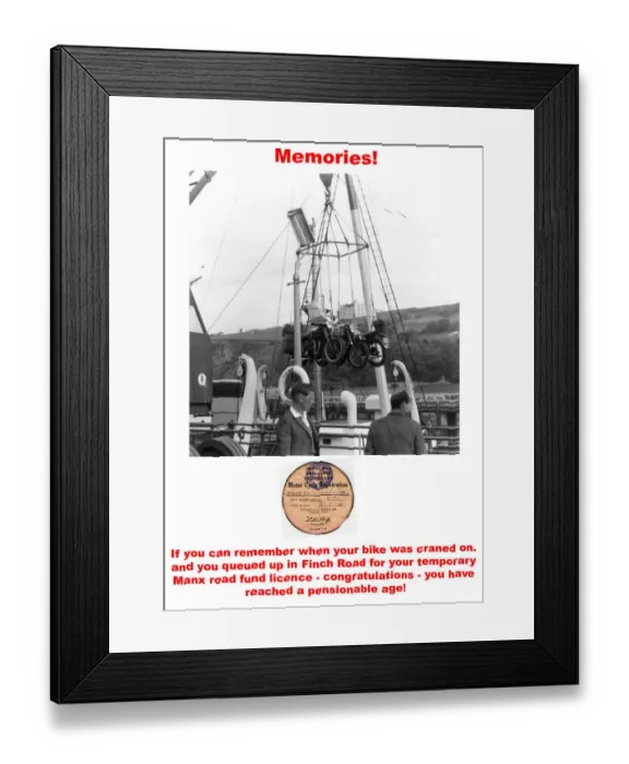 Framed Print : Memories. If you can remember when your bike was crated on, Framed Print : Memories. If you can remember when your bike was crated on,