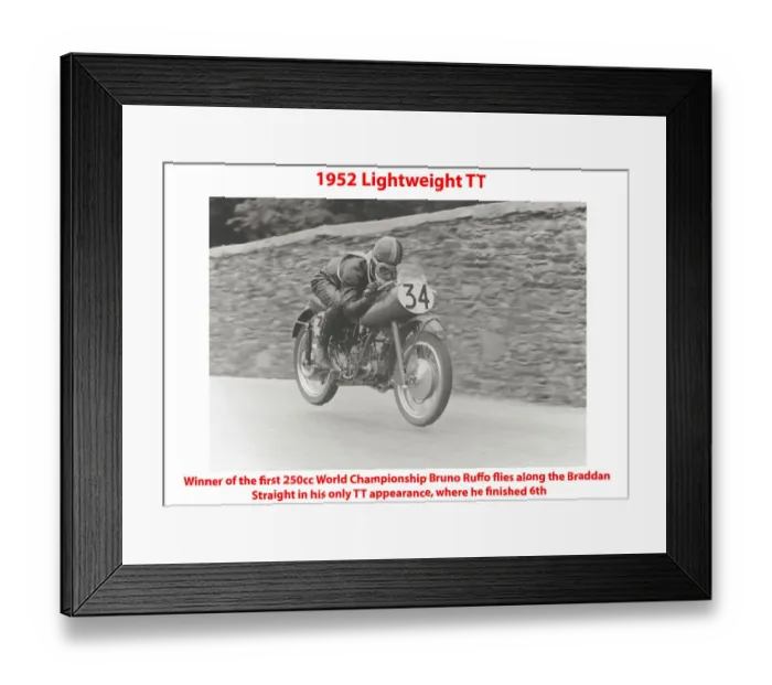 Framed Print : 1952 Lightweight TT Framed Print : 1952 Lightweight TT