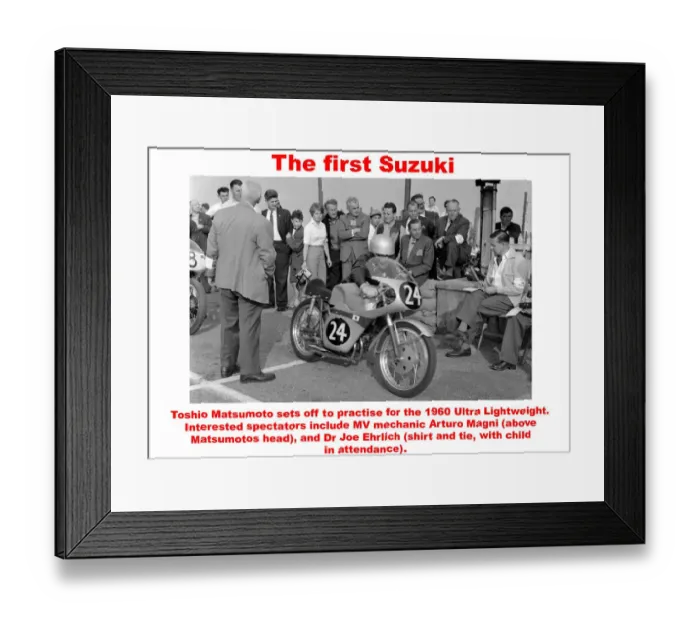 Framed Print : The first Suzuki Framed Print : The first Suzuki