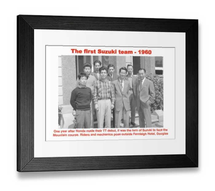 Framed Print : The first Suzuki team - 1960 Framed Print : The first Suzuki team - 1960