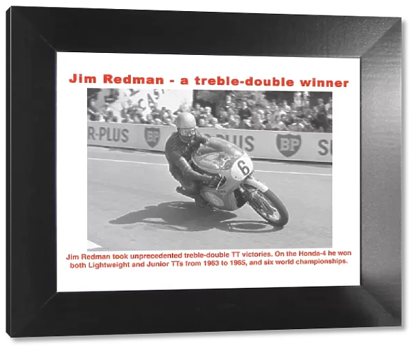 Jim Redman - a treble-double winner