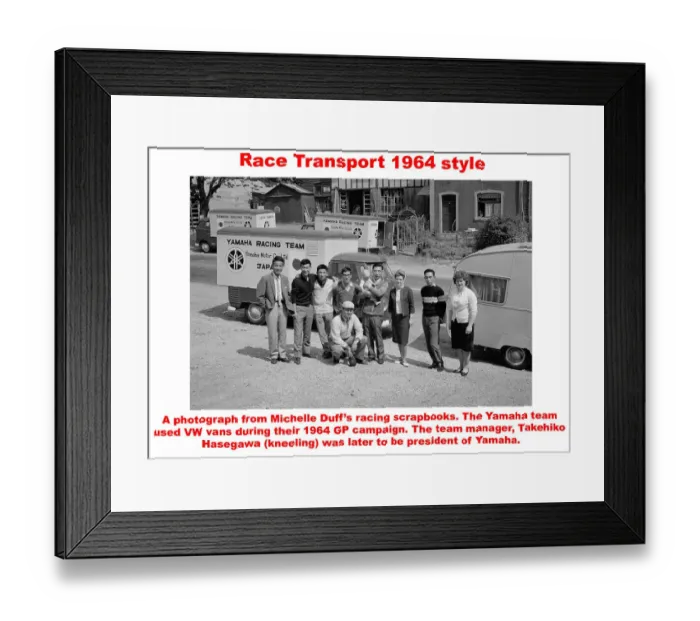 Framed Print : Race Transport 1964 style Framed Print : Race Transport 1964 style