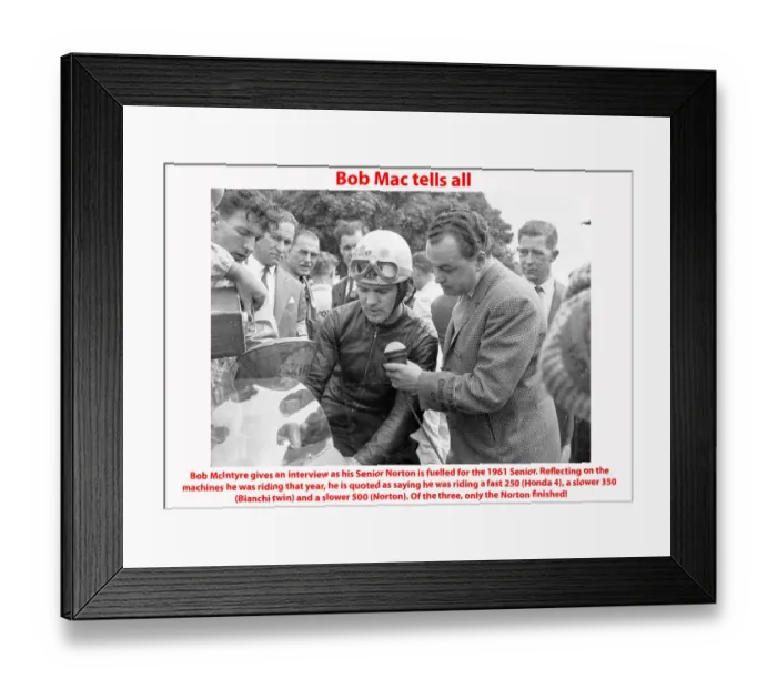 Framed Print : Bob Mac tells all Framed Print : Bob Mac tells all