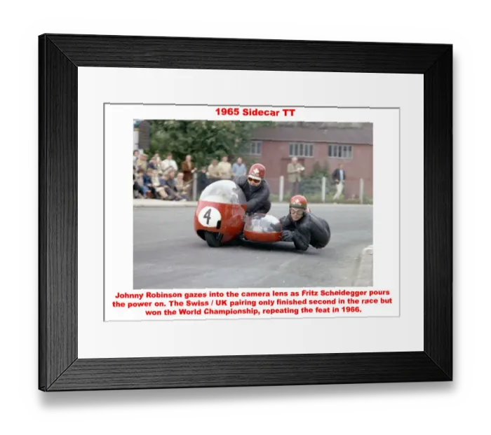 Framed Print : 1965 Sidecar TT Framed Print : 1965 Sidecar TT