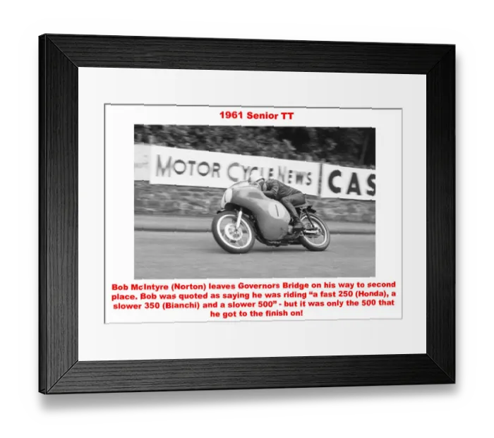 Framed Print : 1961 Senior TT Framed Print : 1961 Senior TT