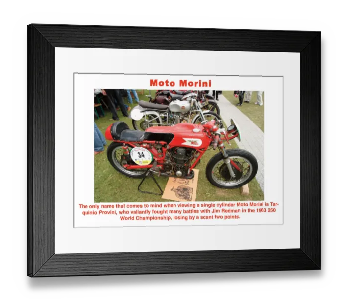 Framed Print : Moto Morini Framed Print : Moto Morini