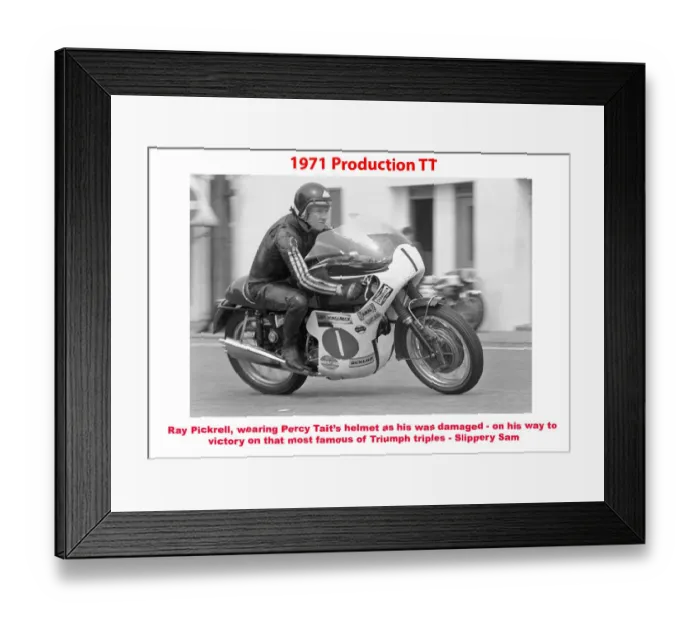 Framed Print : 1971 Production TT Framed Print : 1971 Production TT