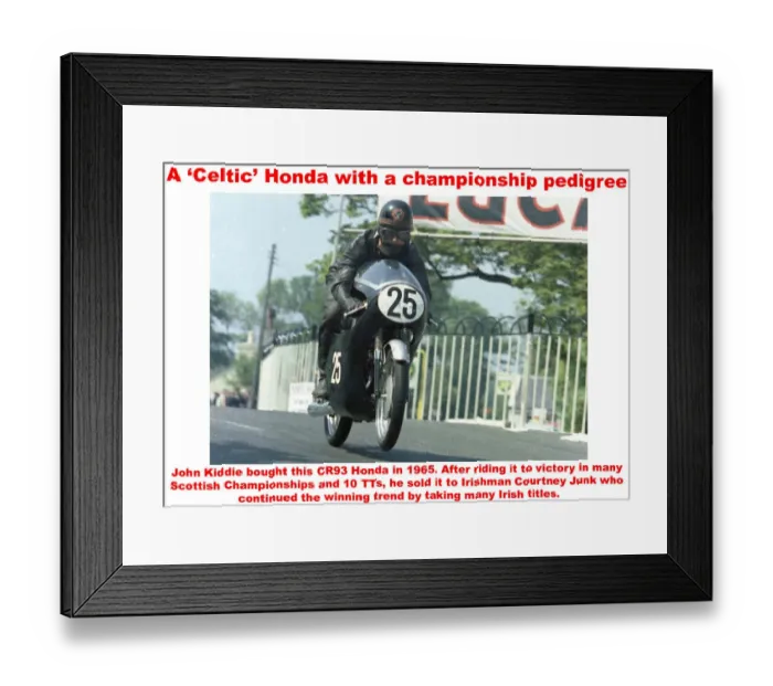 Framed Print : A Celtic Honda with a championship pedigree Framed Print : A Celtic Honda with a championship pedigree